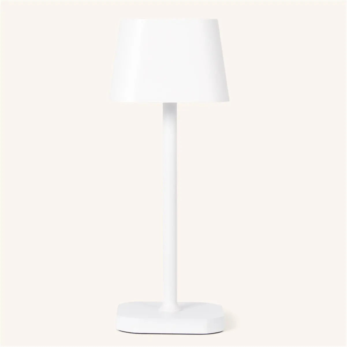 Ava White Rechargeable Table Lamp – Stylish, Cordless & Dimmable Lighting Tavellio