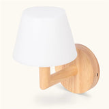 Ted Wooden Rechargeable Wall Lamp | Cordless & Dimmable Lighting Tavellio