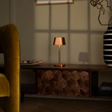 Ava Copper Rechargeable Table Lamp | Stylish, Cordless & Dimmable Tavellio