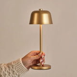 Anton Gold Rechargeable Table Lamp | Sleek & Cordless Lighting Tavellio