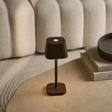 Ava Mocha Brown Rechargeable Table Lamp | Cordless & Dimmable Tavellio