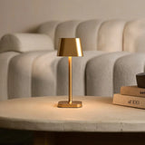 Ava Gold Rechargeable Table Lamp | Cordless, Dimmable & Stylish Tavellio