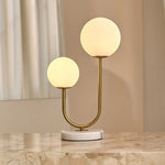 Giorgia Marble Lamp – Elegant Table Lamp with Frosted Glass Bulbs Tavellio