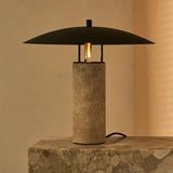 Nicolaas - Lamp made of travertine and metal Tavellio