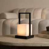 Nola – Rechargeable table lamp made of alabaster Tavellio