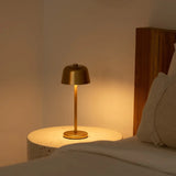 Anton Gold Rechargeable Table Lamp | Sleek & Cordless Lighting Tavellio